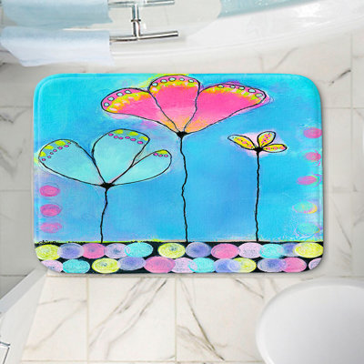 Tapis pour salle de bain en mousse mémoire china carnella Croghan