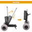 220 lb Chariot à main capacité pliable