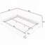 Lit d'angle avec grille, lit de jour moderne peu encombrant-965273560-965273559