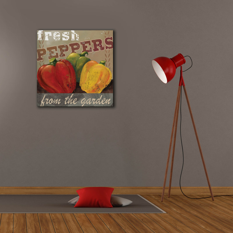 «Farm Fresh 5» par Fiona Stokes-Gilbert, art mural sur toile, H 26 po x l 26 po x P 1,5 po
