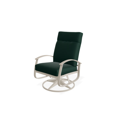 Chaise de patio pivotante avec coussins Askar