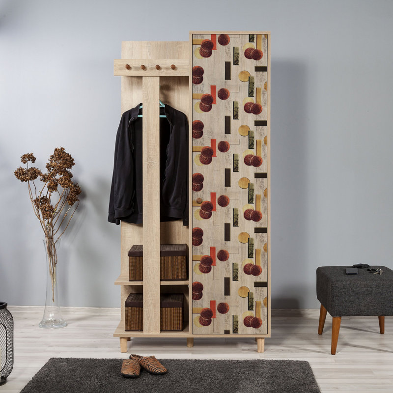 Portemanteau avec rangement pour chaussures Newark