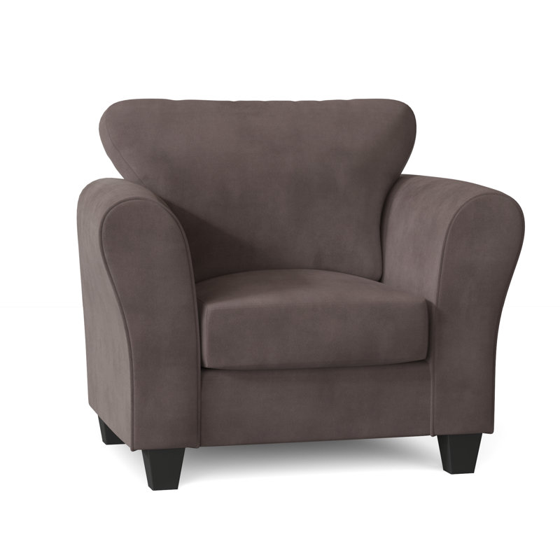 Fredericktown Upholstered Armchair, Bulldozer Pewter