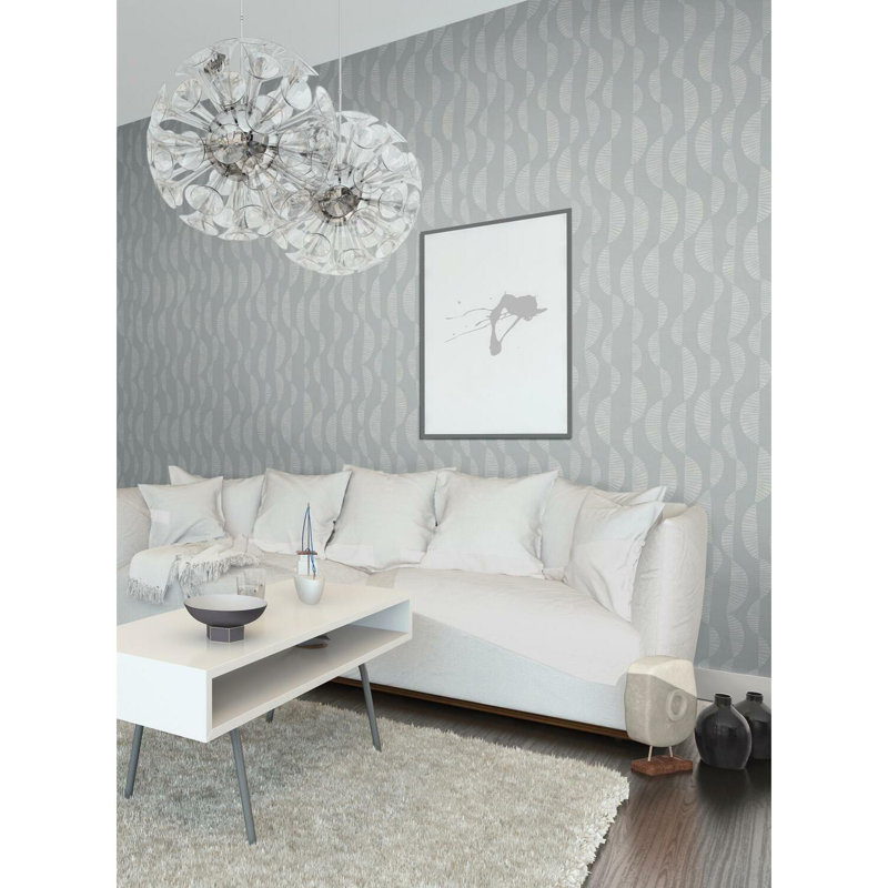 Rouleau de papier peint adhésif rose L 18,9 pi x l 18 po Agave Rose Lindo, Beige