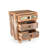 Eco-friendly Rustic Reclaimed Wood End Table With Storage