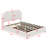 Upholstered Platform Bed With Hydraulic Storage System-1214157231