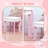 Rikwin Kids Vanity Table with Mirror