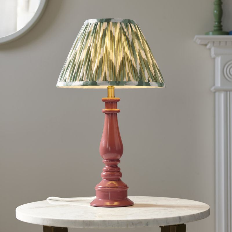 Myrtle Table Lamp, Costwold Green, 47.5cm H x 30cm W x 30cm D