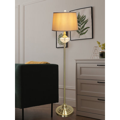 Lampe sur pied en cristal Emmaree Kayla