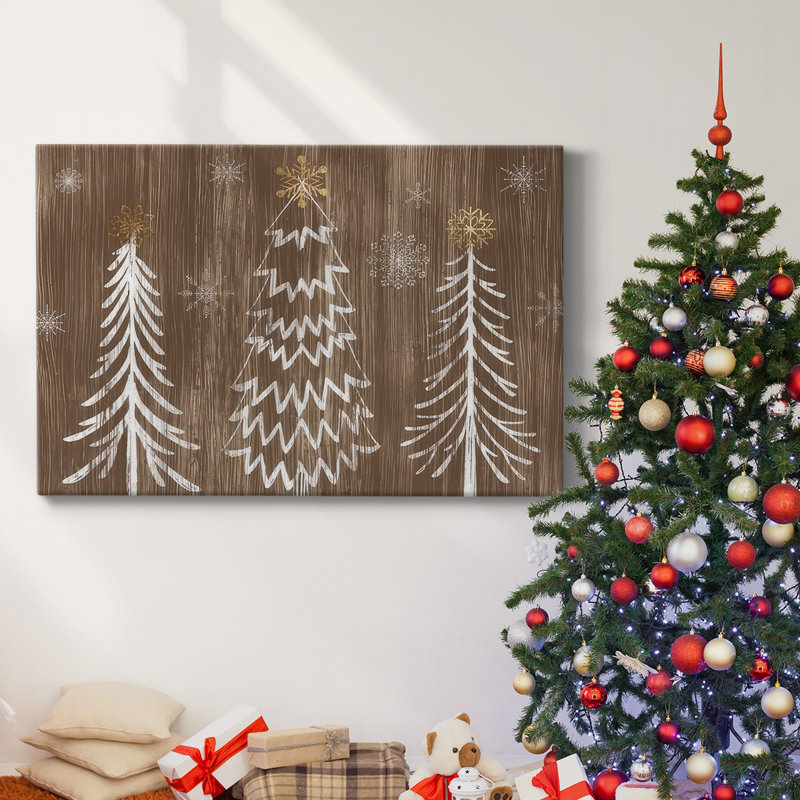 Toile tendue de la collection Barnwood Wonderland, H 18 po x l 27 po