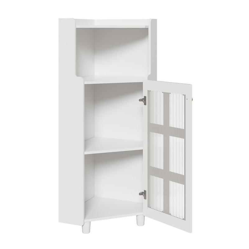 Freestanding Bathroom Cabinet, White