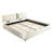 King Size Cloud Bed Frame With Movable Headboard,Chenille Upholstered Bed With Round Corner-2005896281