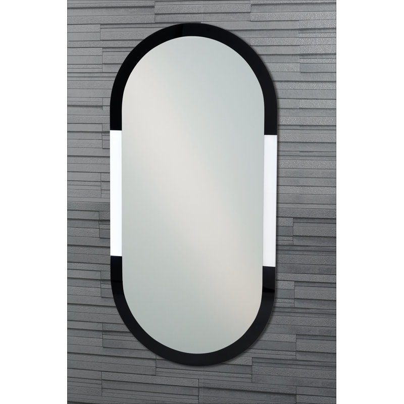 Chrisean Glass Oval Wall Mirror