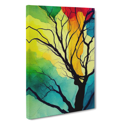 Vibrant Trees No.2 - Wrapped Canvas