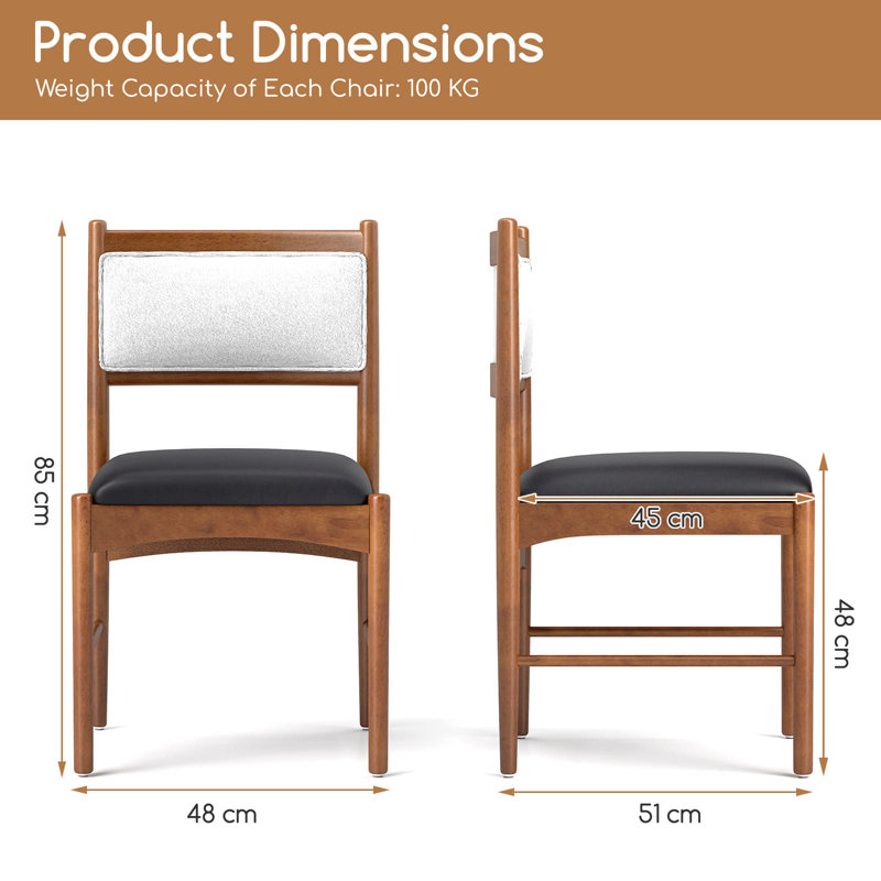 48cm H Upholstered Side Chair