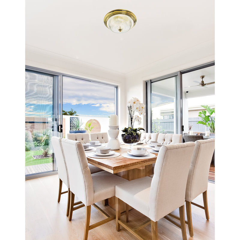 Plafonnier encastré 2 lumières Guildford, H 6,88 po x l 13,13 po, Laiton poli