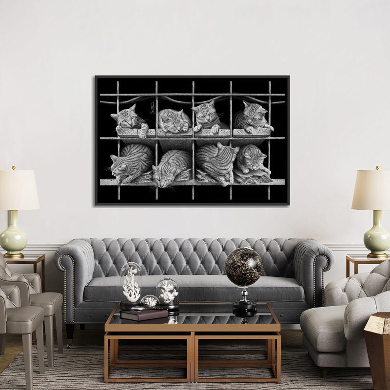 «Octet» par Ben Heine, impression sur toile, Toile avec cadre noir, Pas de tapis, H 18 po x l 26 po x P 1,5 po