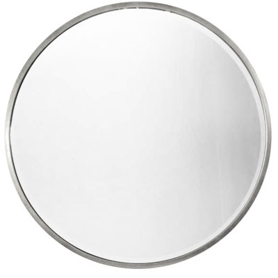 Hilde Wood Flat Wall Mirror