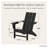 Jamarion HDPE Plastic Outdoor Adirondack Chair-104329956