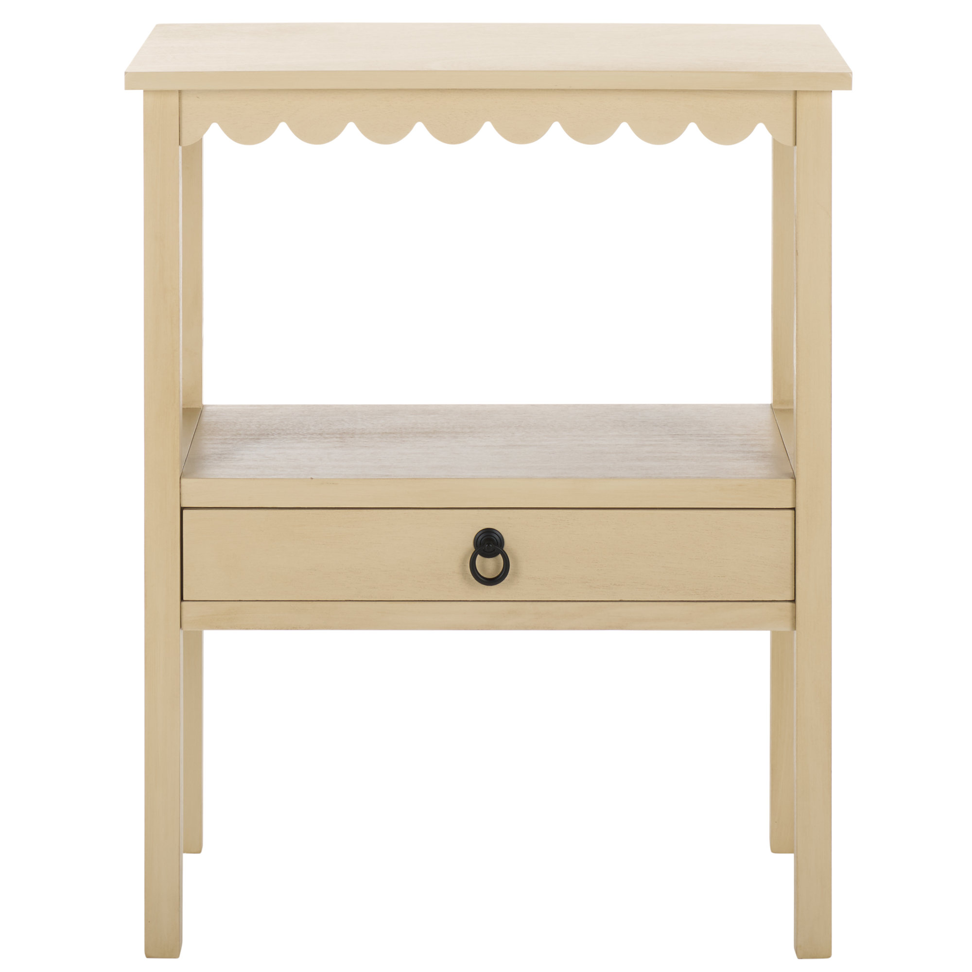 Branden Low Drawer Accent Table, Natural
