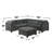 6 Piece Chenille Modular Sectional Sofa-100720542