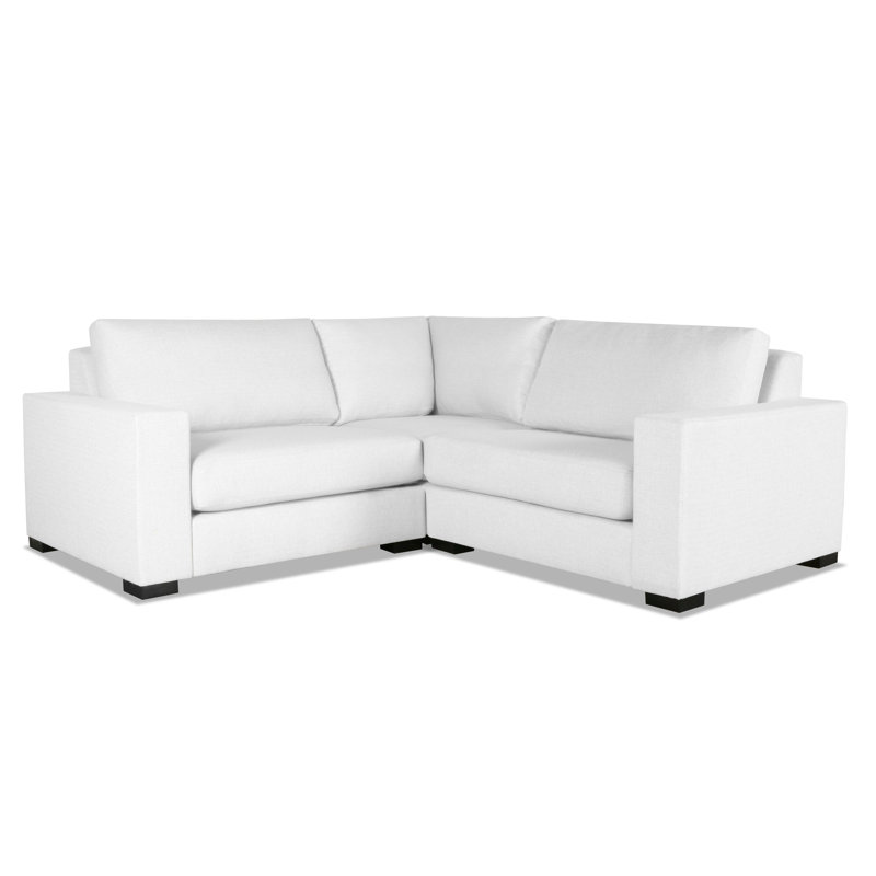 Seda Upholstered Sectional Symmetrical, Off White Revolution®, 33" H x 83" W x 83" D