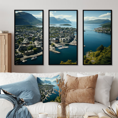 Allemagne, Aalesund Essence, ville portuaire - Allemagne, art mural