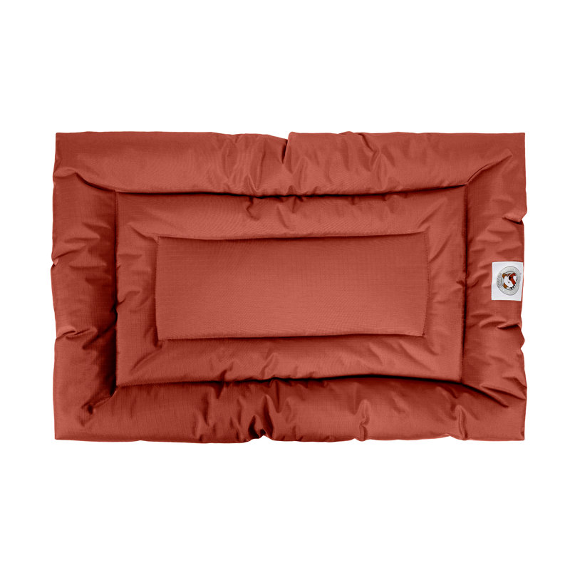 Coussin confortable Brutus Tough Resistant, Moyen (l 36 po x P 23 po x H 2 po), Rouge