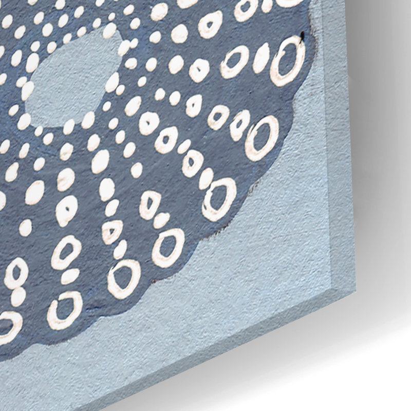 «Coastal Shells 1» par Yvette St. Amant, art mural en verre acrylique, H 24 po x l 16 po x P 0,2 po