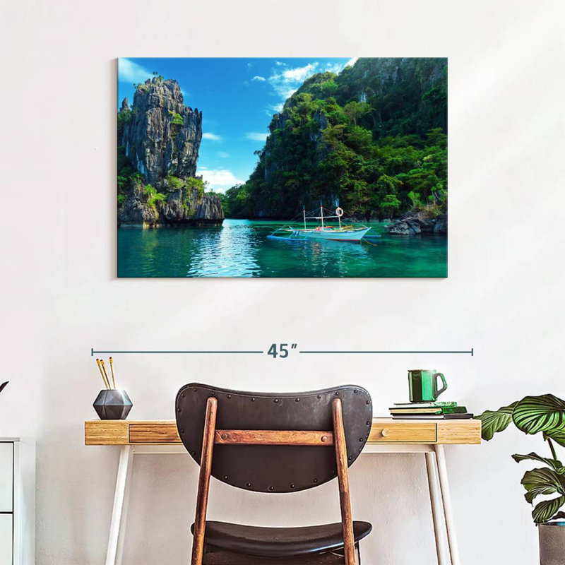 Mehar Tropical El Nido Boat, 26" H x 39" W