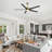 Beil Large Modern Ceiling Fan with Light Kit and Remote Control, 3 LED Colours, 6 Speed Noiseless DC Motor, 5 Plywood Blades, for Indoor/Covered Outdoor Use-1606988307-1595520269-1556980191