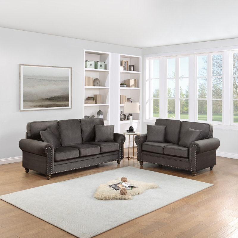 Ensemble de coussins de canapé Modern Luxury, Brun