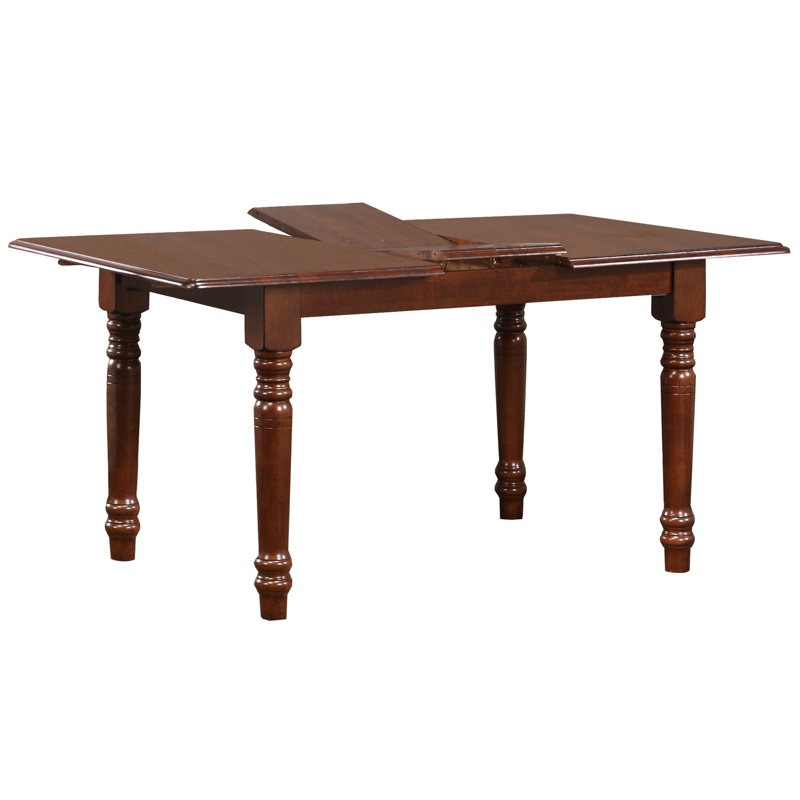 Cashlin Extendable Dining Table, Distressed Chestnut Brown, Distressed Chestnut Brown