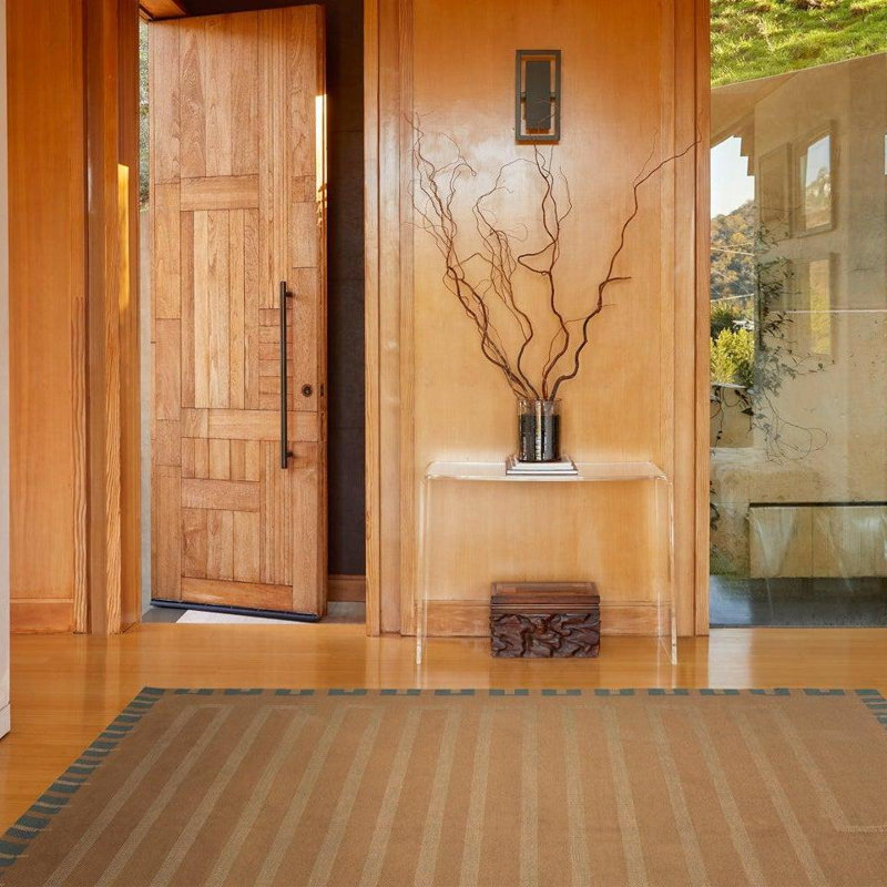 Snake Flatweave Rug, 8' x 10', Terra