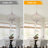 Kris 6 - Light 18" W Rustic Dimmable Chandelier with Wood Accents