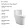 Bastille One-Piece Elongated Toilet Vortex Dual-Flush 1.1/1.6 gpf