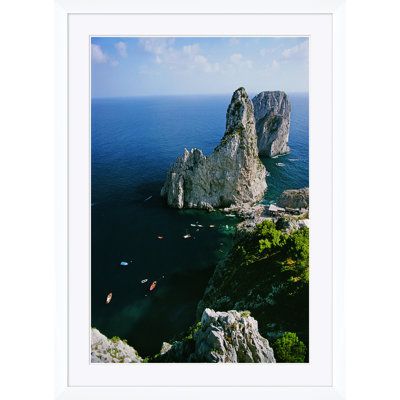 Faraglioni Rocks Print by Slim Aarons