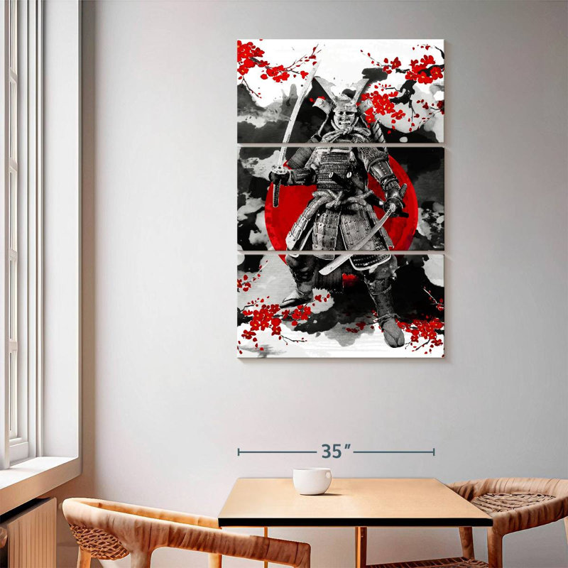 Sakura Samurai, 65" H x 42" W