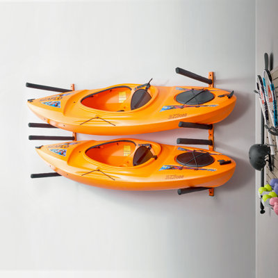 Steel Wall Mounted Adjustable Kayak Rack