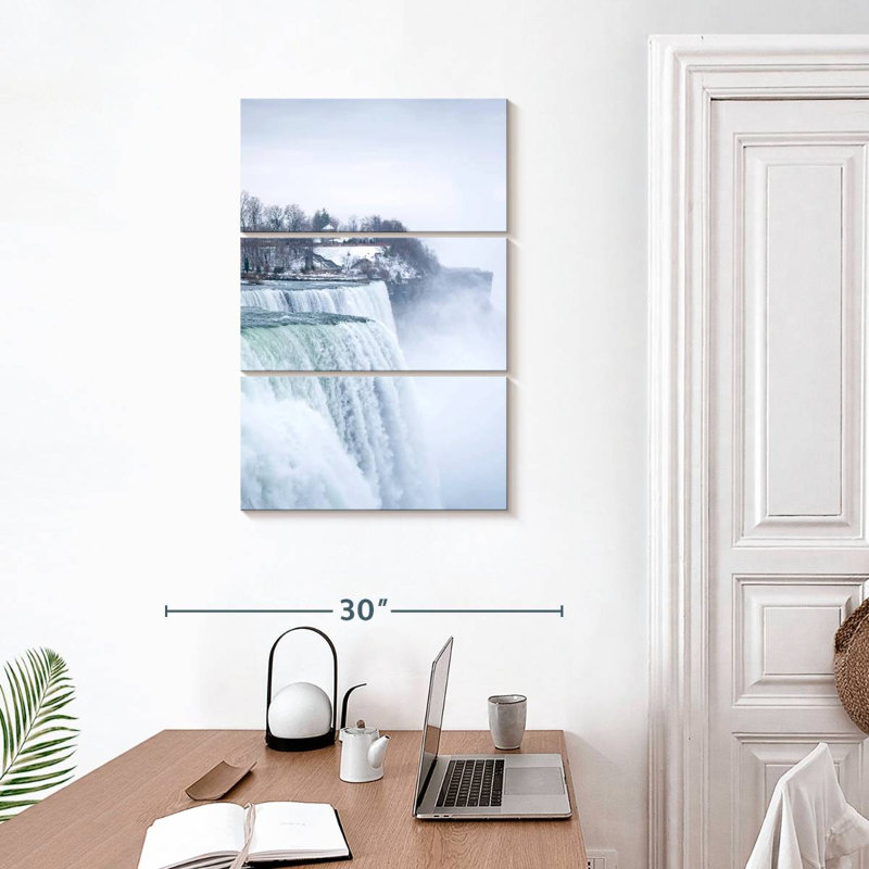 Alvord, Chutes du Niagara, hiver, H 32 po x l 20 po