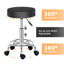 Saltsburg Adjustable Height Ergonomic Lab Stool Wheels-369849963-369849962