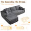 Canapé modulaire rembourré 2 pièces Boneless-1125456932-1125456952