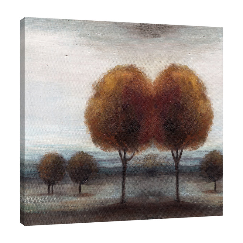 Peace Trees II par Sunflax - impression sur toile tendue, H 12 po x l 12 po x P 1,5 po