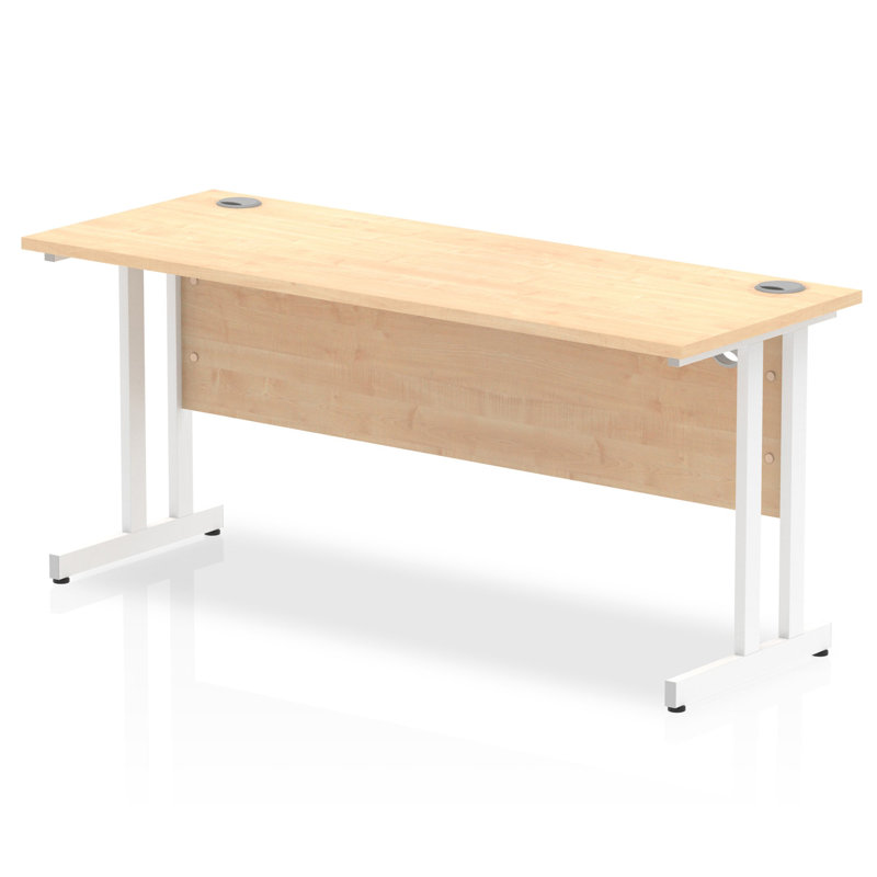 Impulse Steel, 73cm H x 120cm W x 80cm D, White, Maple