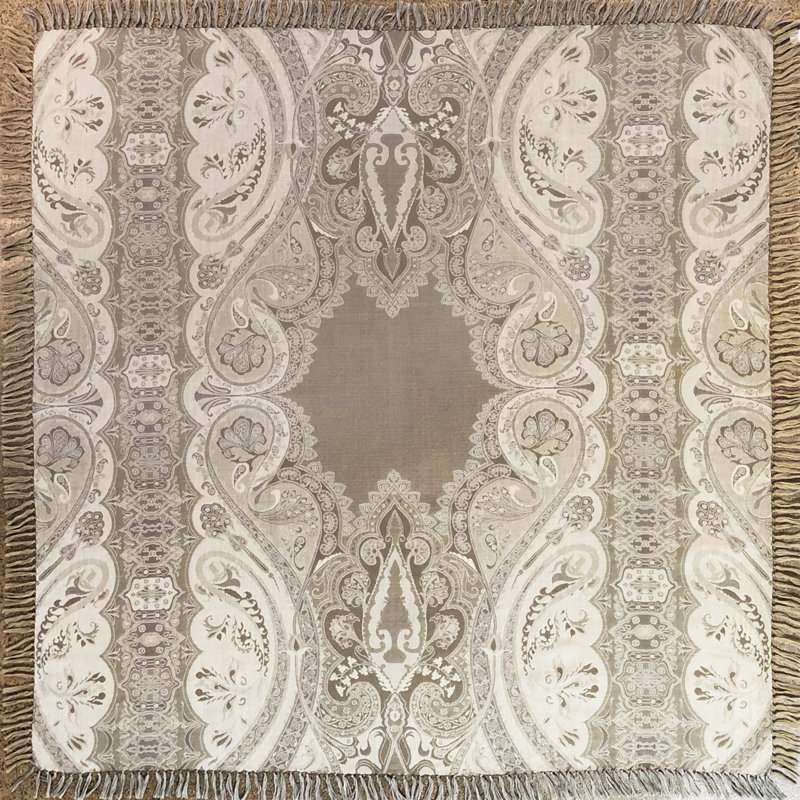 Jeté de voyage Boucle Mohra, Gris