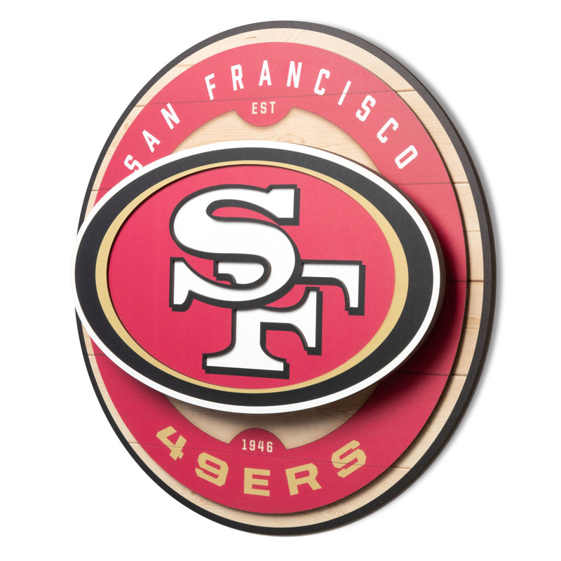 NFL San Francisco 49ers 3DX Circle Wall Art