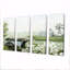 «Farm Landscape Flowers In White & Green Tones I» - Ensemble de décoration murale de ferme-1488158576