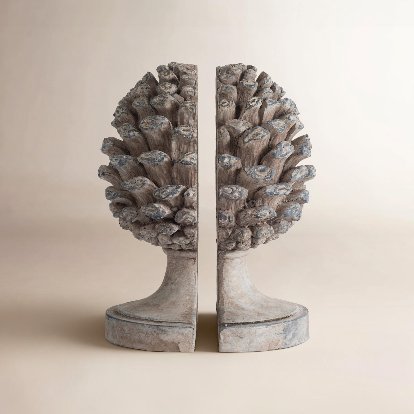 Pinecone Decorative Bookends