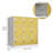 9 Door Yellow School Locker with Key-1538507637