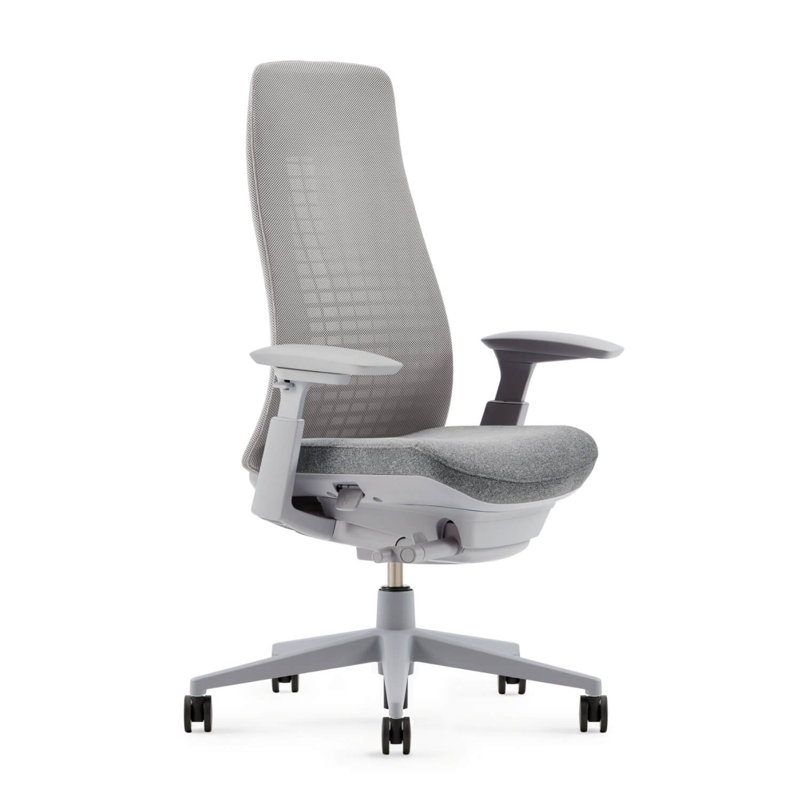 Haworth Fern Mesh Task Chair, No, Silver Leaf